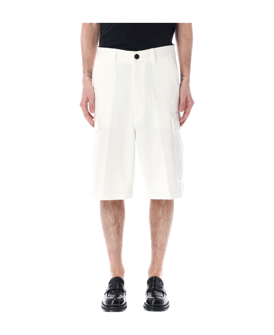 AMI ALEXANDRE MATTIUSSI STRAIGHT-LEG CARGO SHORTS