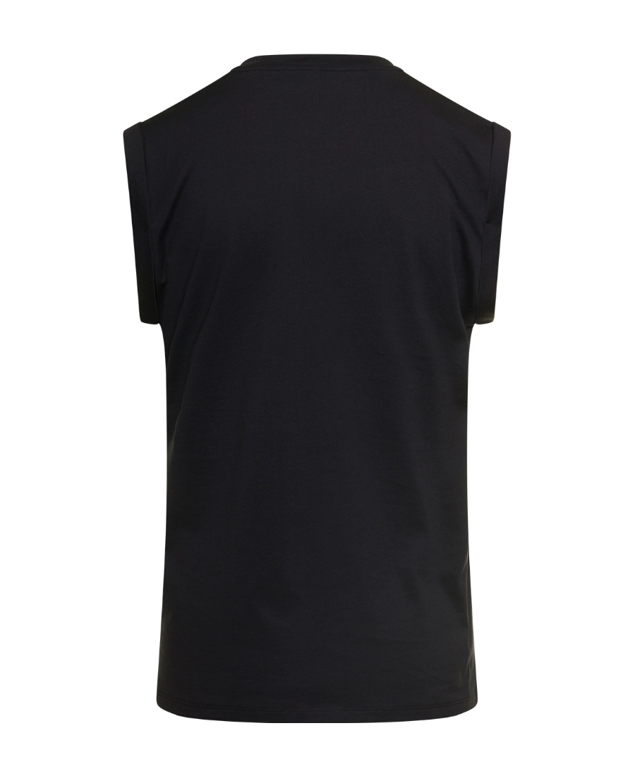 Balmain Logo-print Tank Top In Black