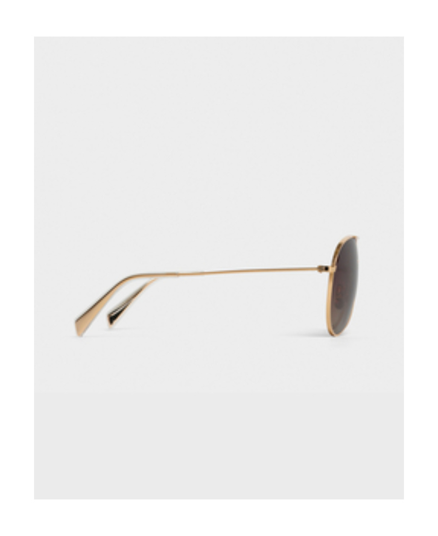 Celine 01 Metal Frame Sunglasses In Nude