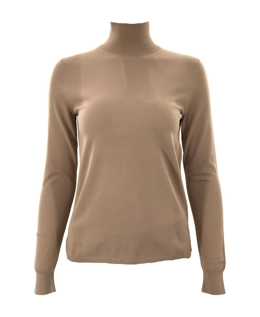 Max Mara Long-sleeved Sweater In Brown