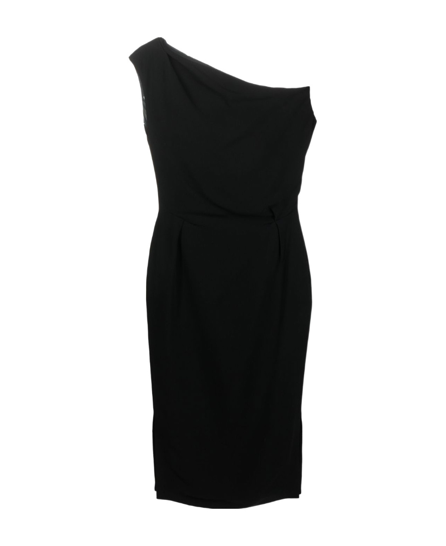 Alexandre Vauthier Logo Dress In Black
