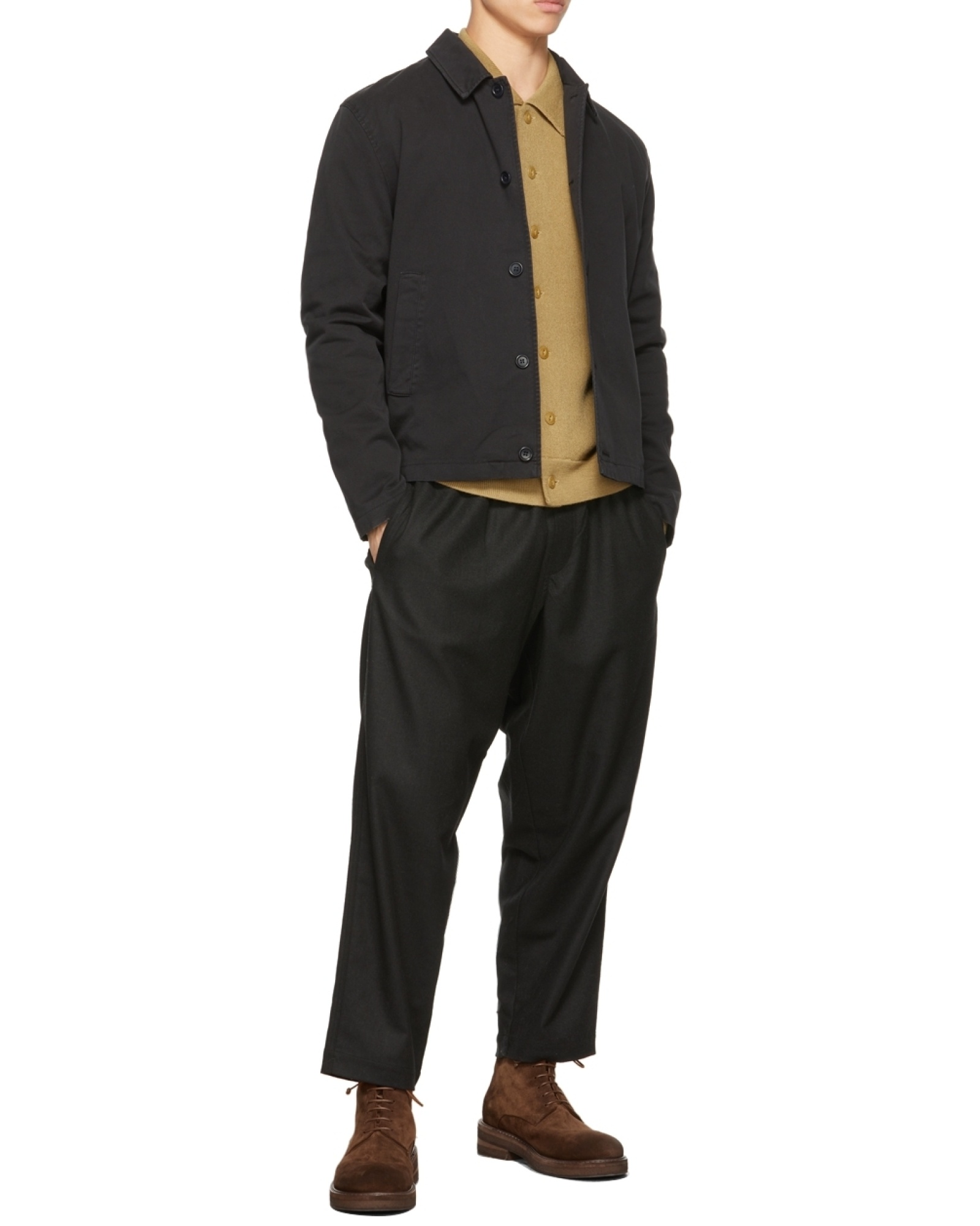 Shop Ymc You Must Create Logo Drawstring Casual Pants In Black
