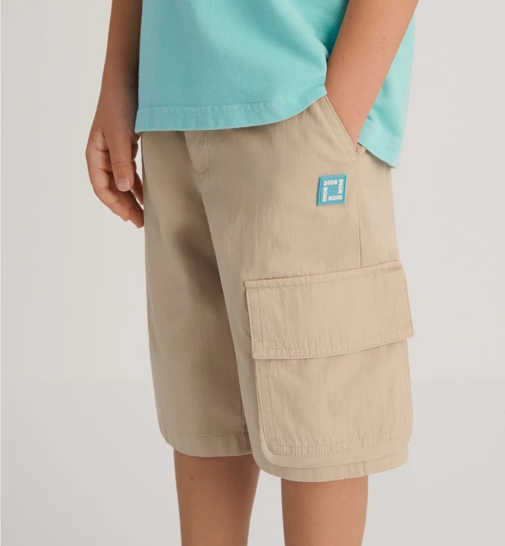 Dior Kids' Bermuda Shorts In Neutral