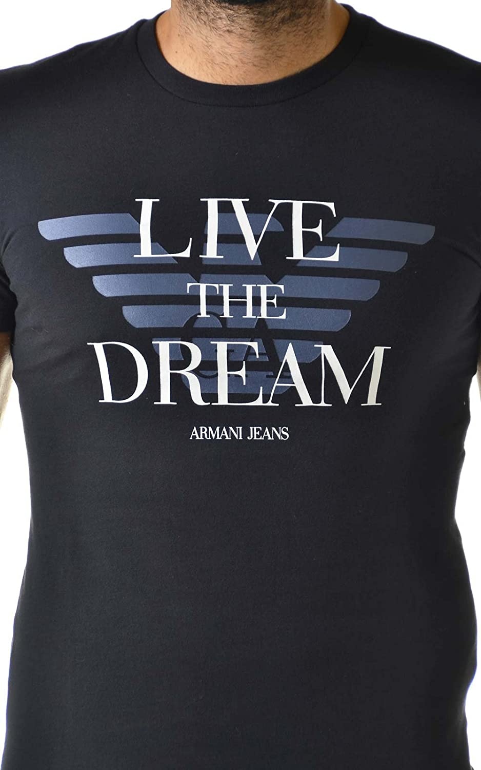 ARMANI JEANS LOGO DETAILS T-SHIRT