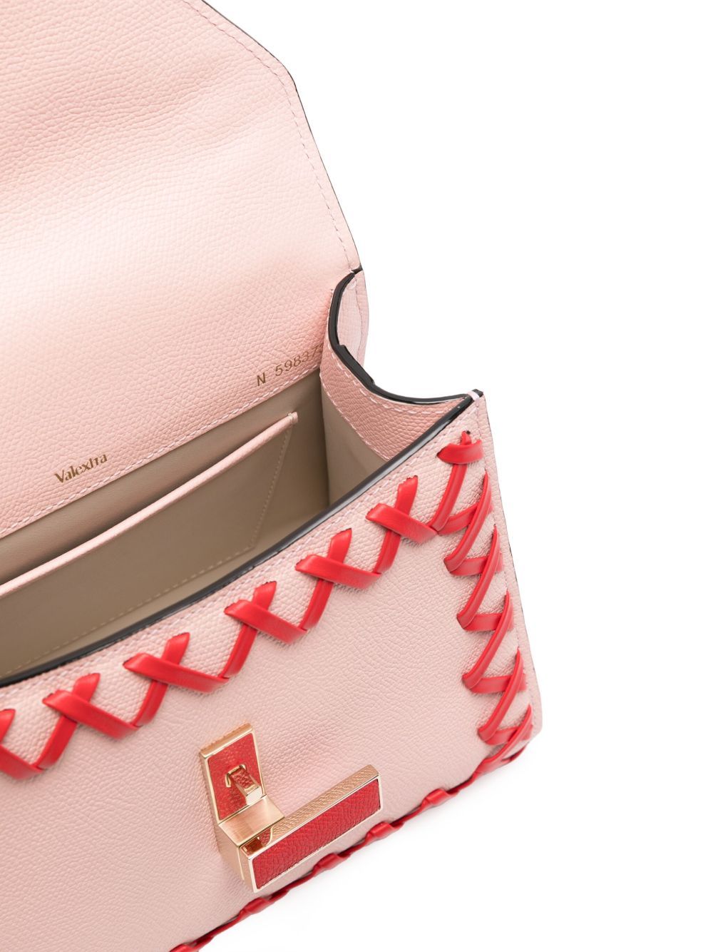 Valextra Mini Iside Toji Tote Bag In Pink