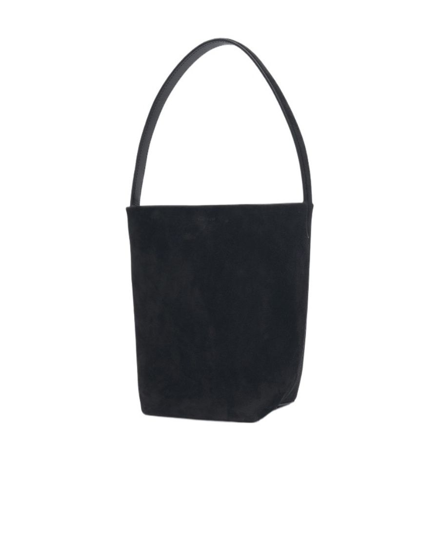 The Row Embossing Shoulder Bag In Black