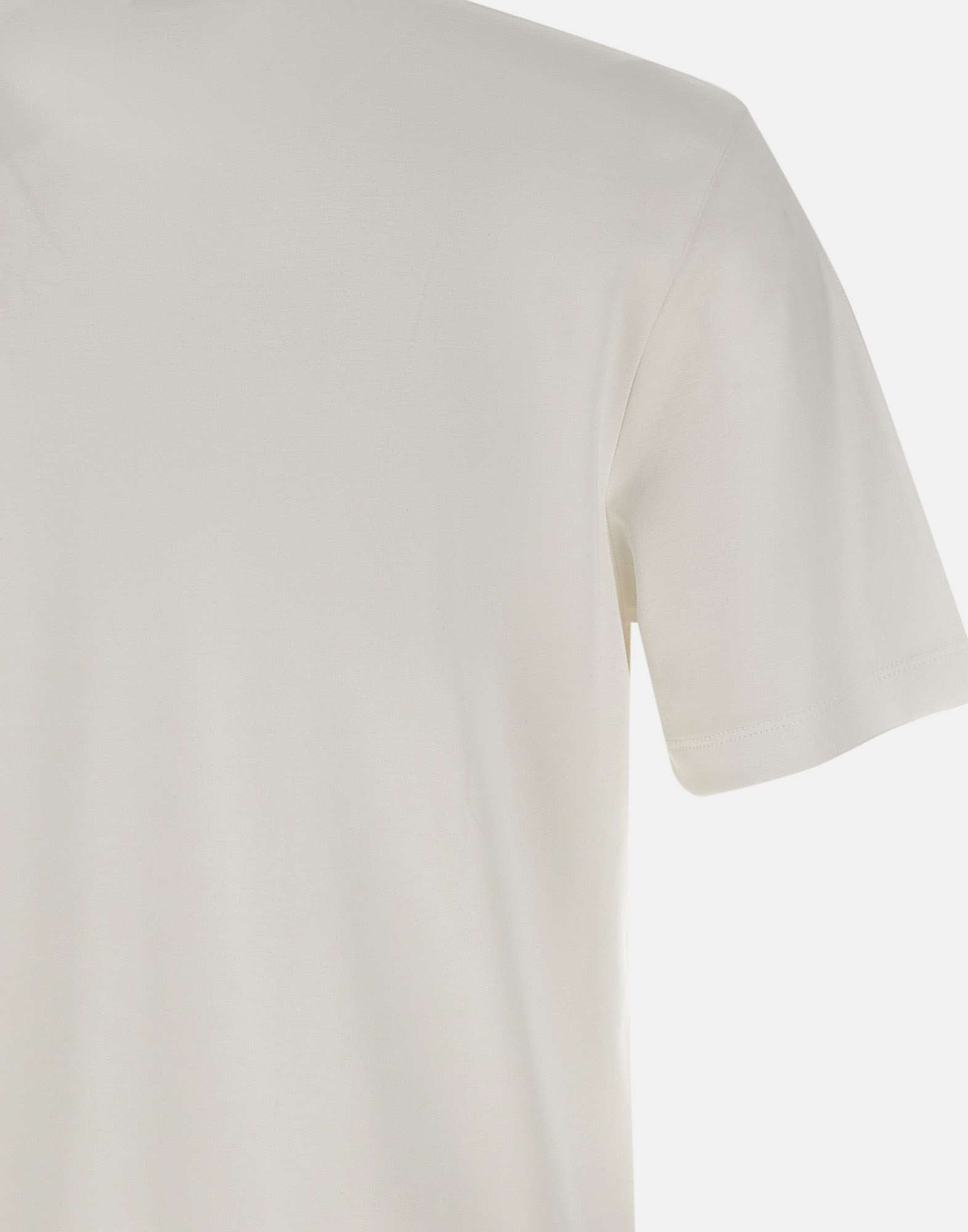 Hugo Boss Cotton Logo T-shirt For Everyday Wear In White