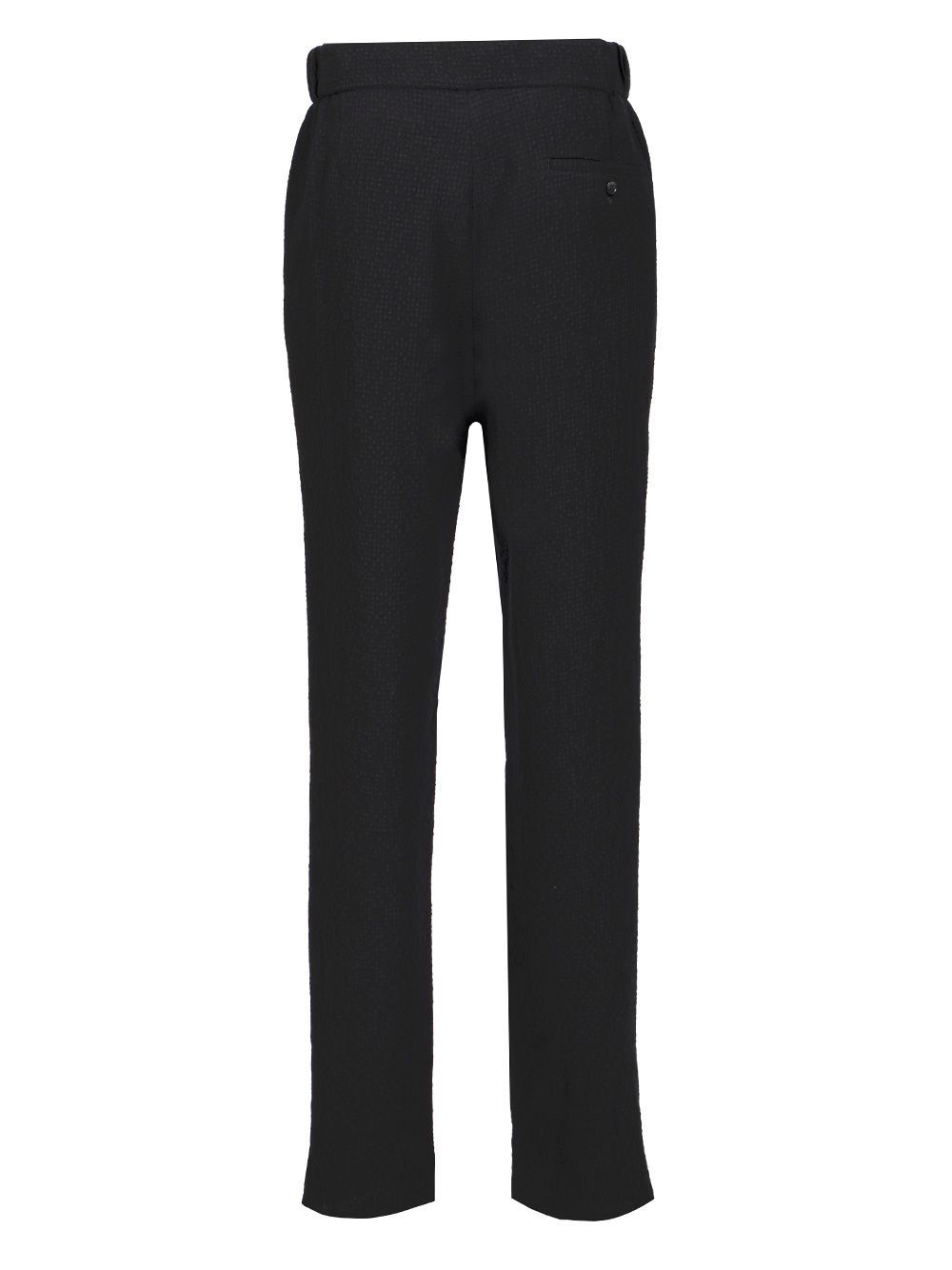 Giorgio Armani Single Pleat Casual Pants In Black