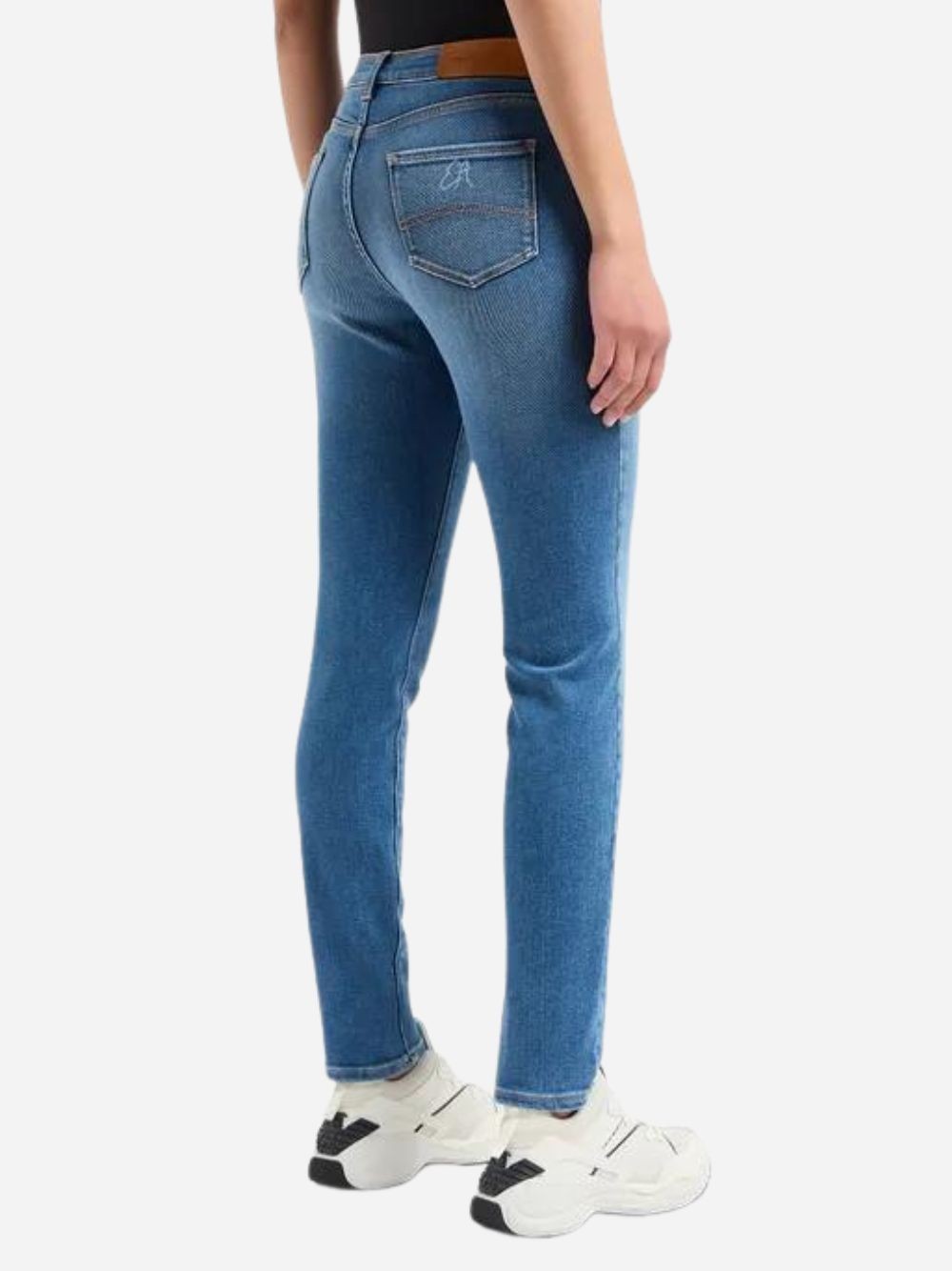 Shop Emporio Armani Skinny Jeans In Blue