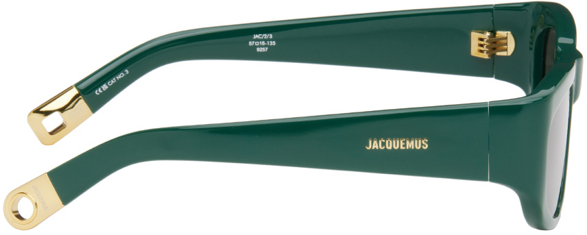 Jacquemus Square Sunglasses In Gray
