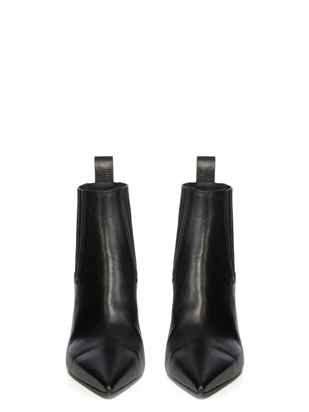 Rick Owens Ankle Boot With Pointed Toe And Sculptural Heel In Black