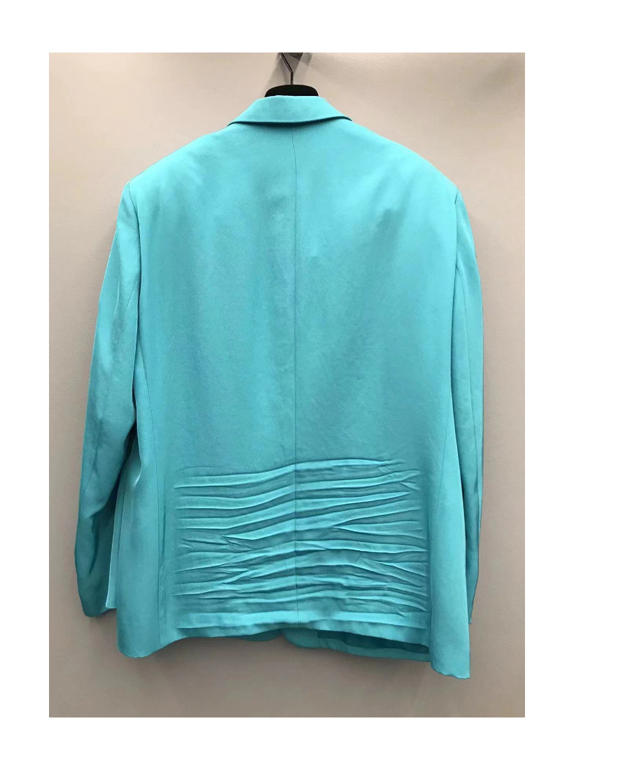 Balenciaga Single-breasted Blazer In Blue