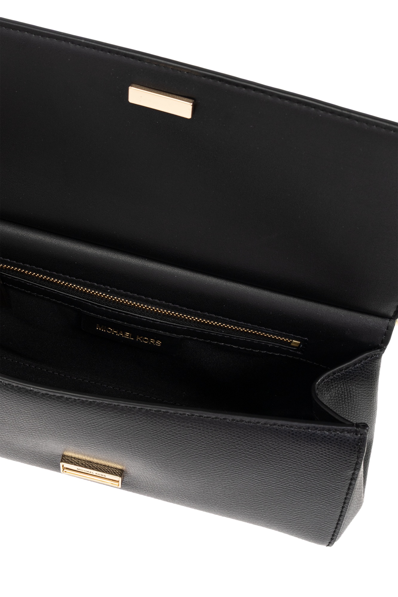 Michael Michael Kors Chain Handbag In Black