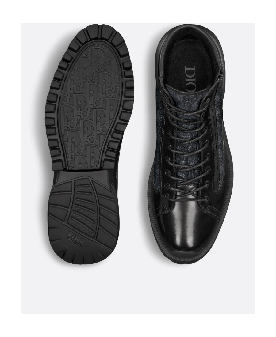 Dior Combat Ankle Boots Men In Black
