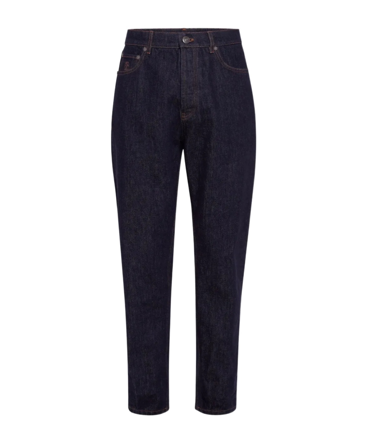 Brunello Cucinelli Men Iconic Fit Denim Cotton Jeans