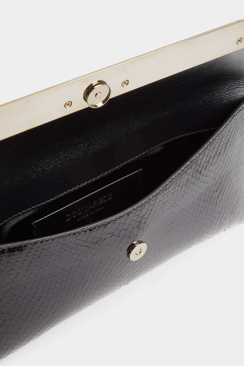 Dsquared2 Evening Clutch Bag In Black