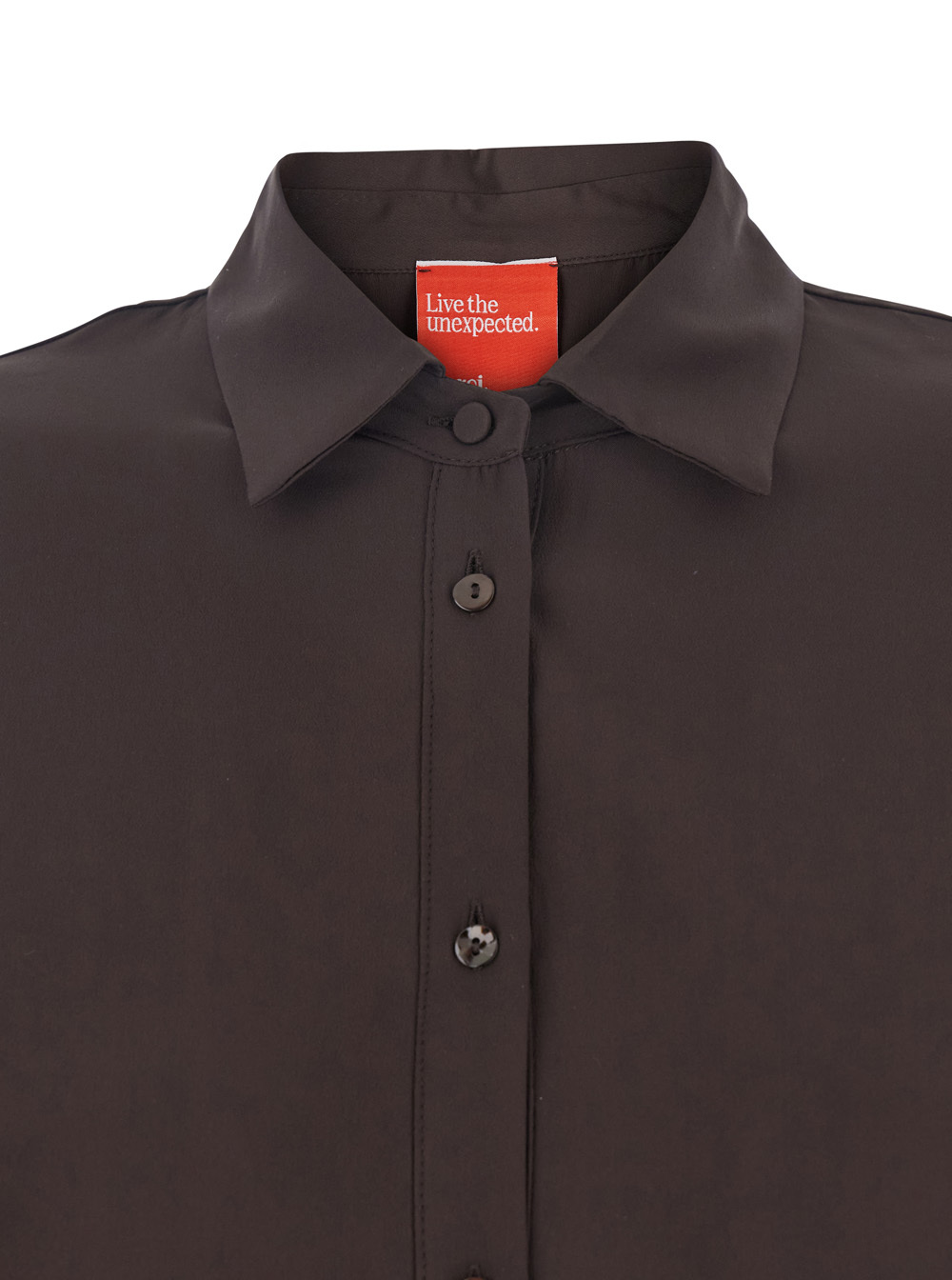 Merci Long Sleeve Shirt In Brown