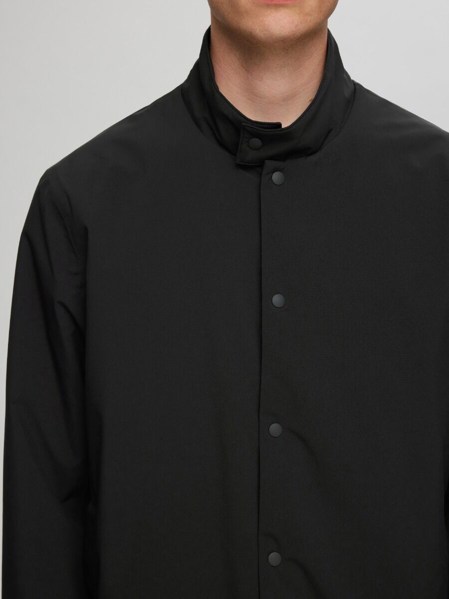 Selected Long Sleeve Casual Jacket In Black