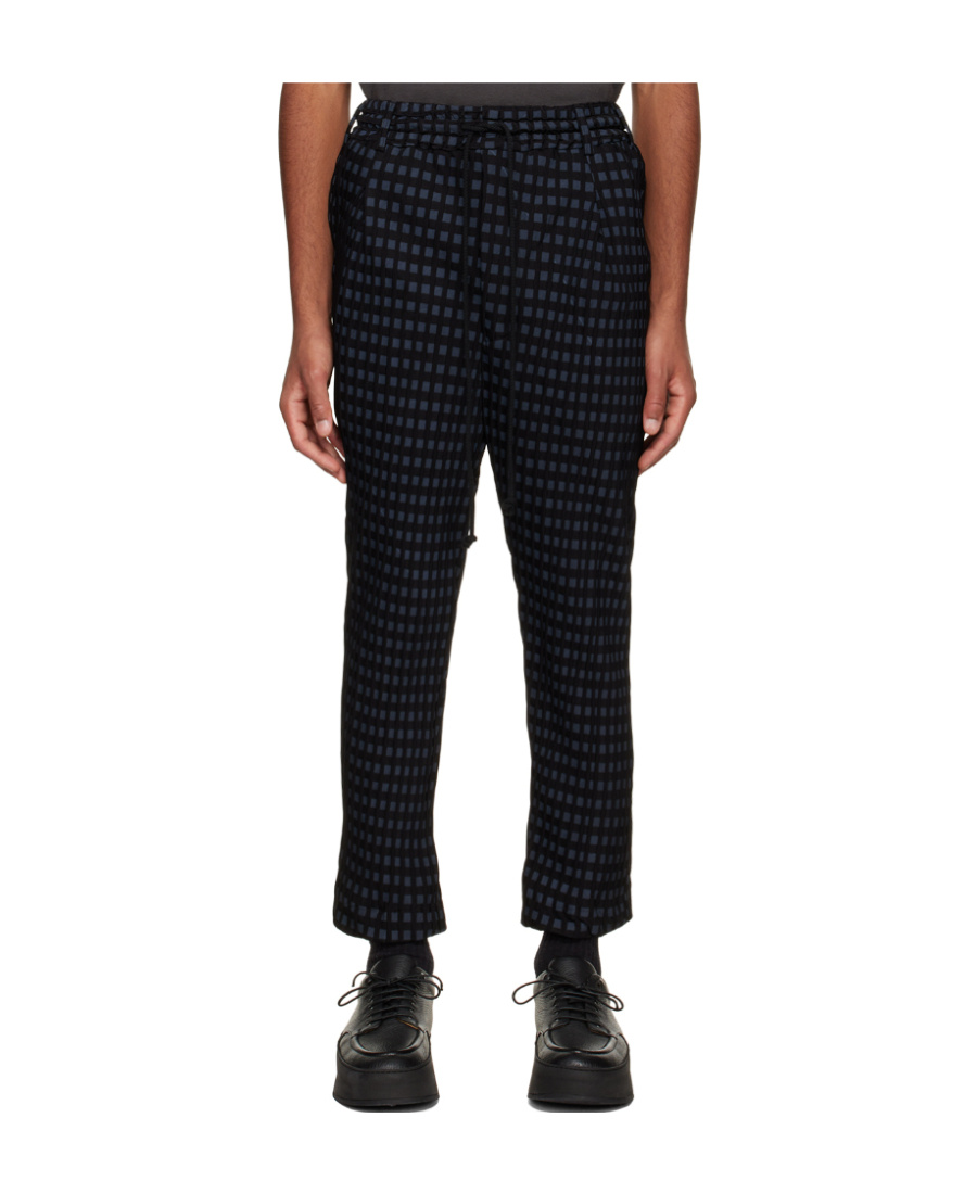 SONG FOR THE MUTE PATTERED CROPPED TROUSERS