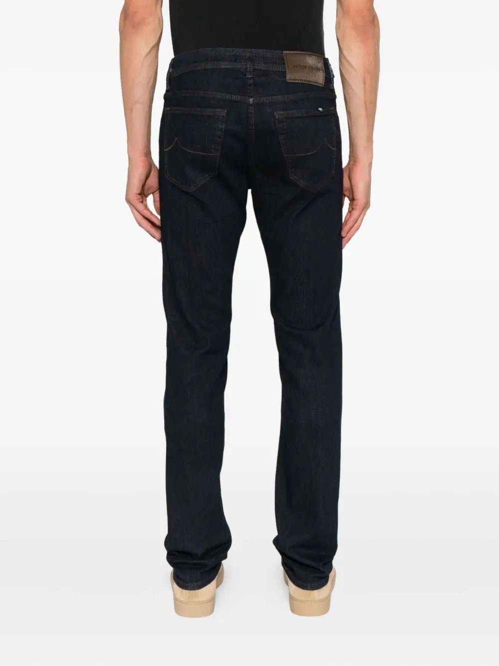 Jacob Cohen Bard Button-fly Jeans In Black