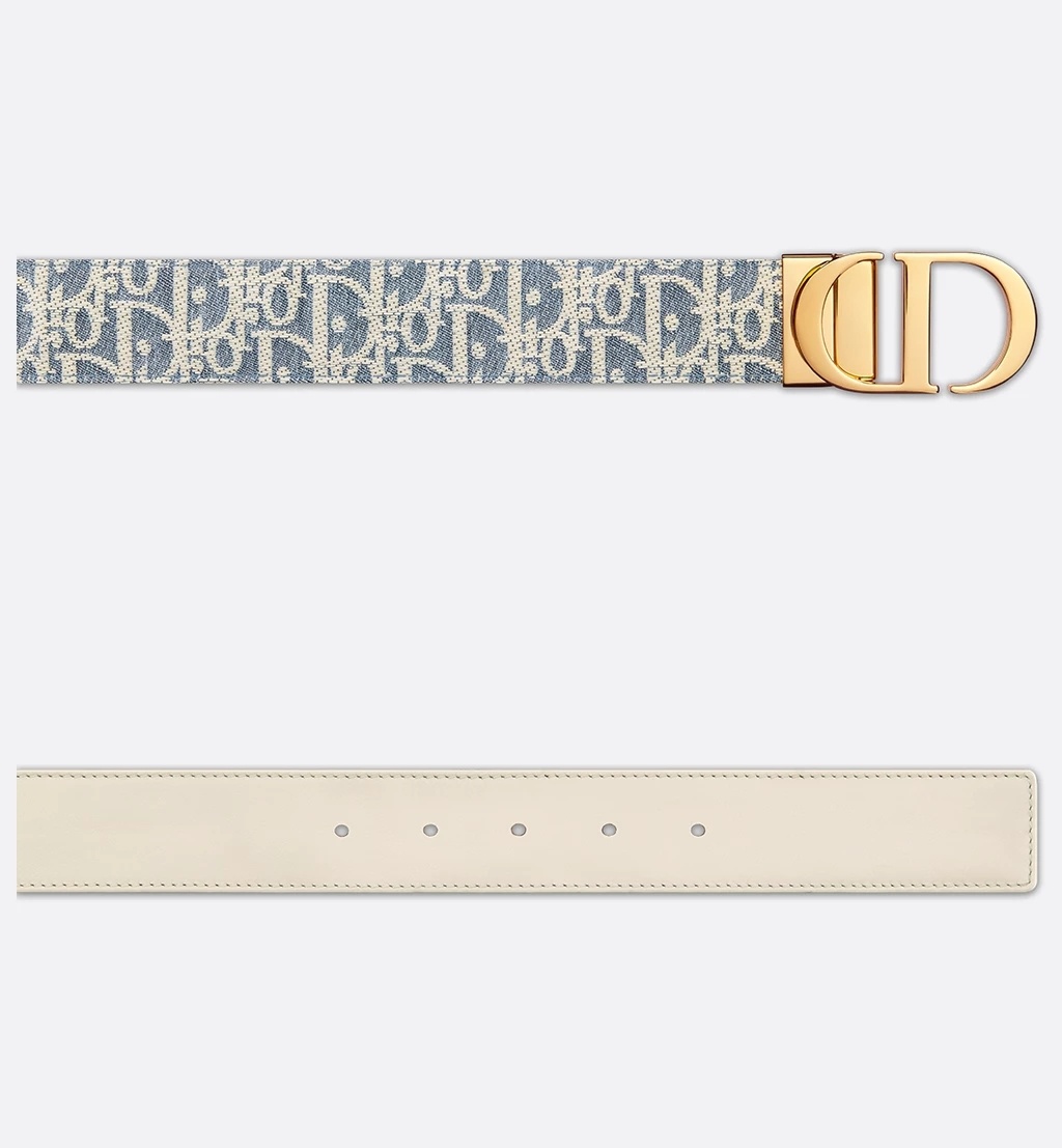 Dior Double-sided Belt 30 Montaigne