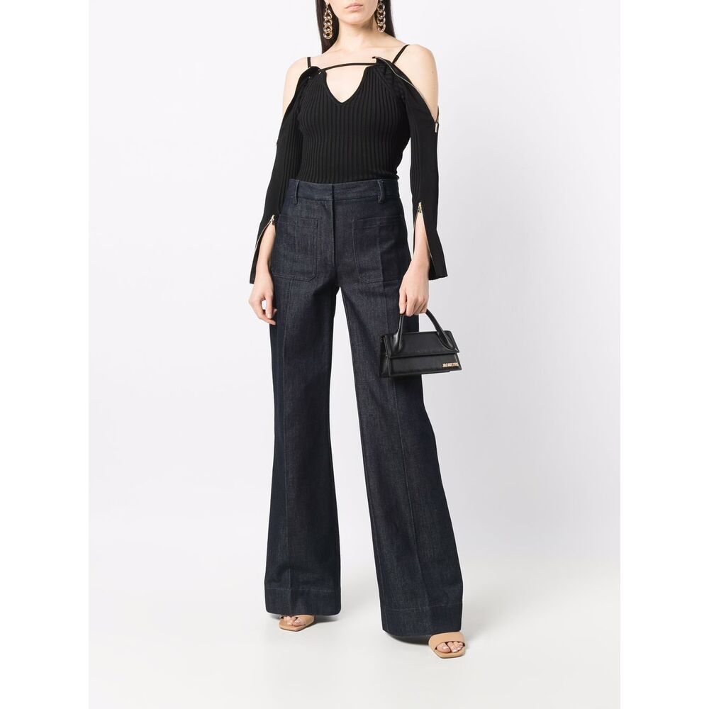Jacquemus Le Chiquito Long Bag Black One Size In Black