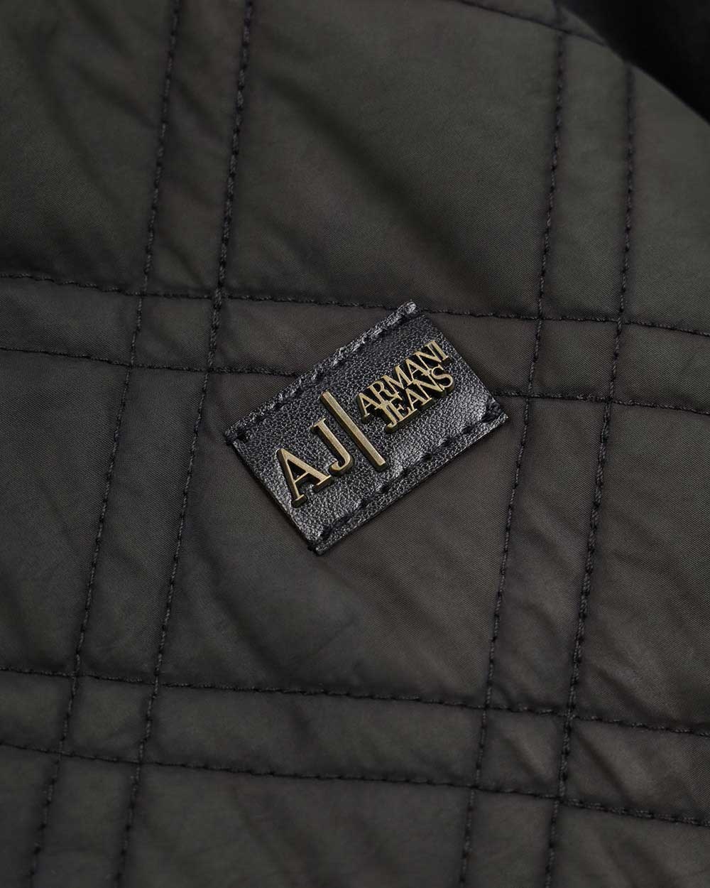 ARMANI JEANS LEATHER CASUAL JACKET