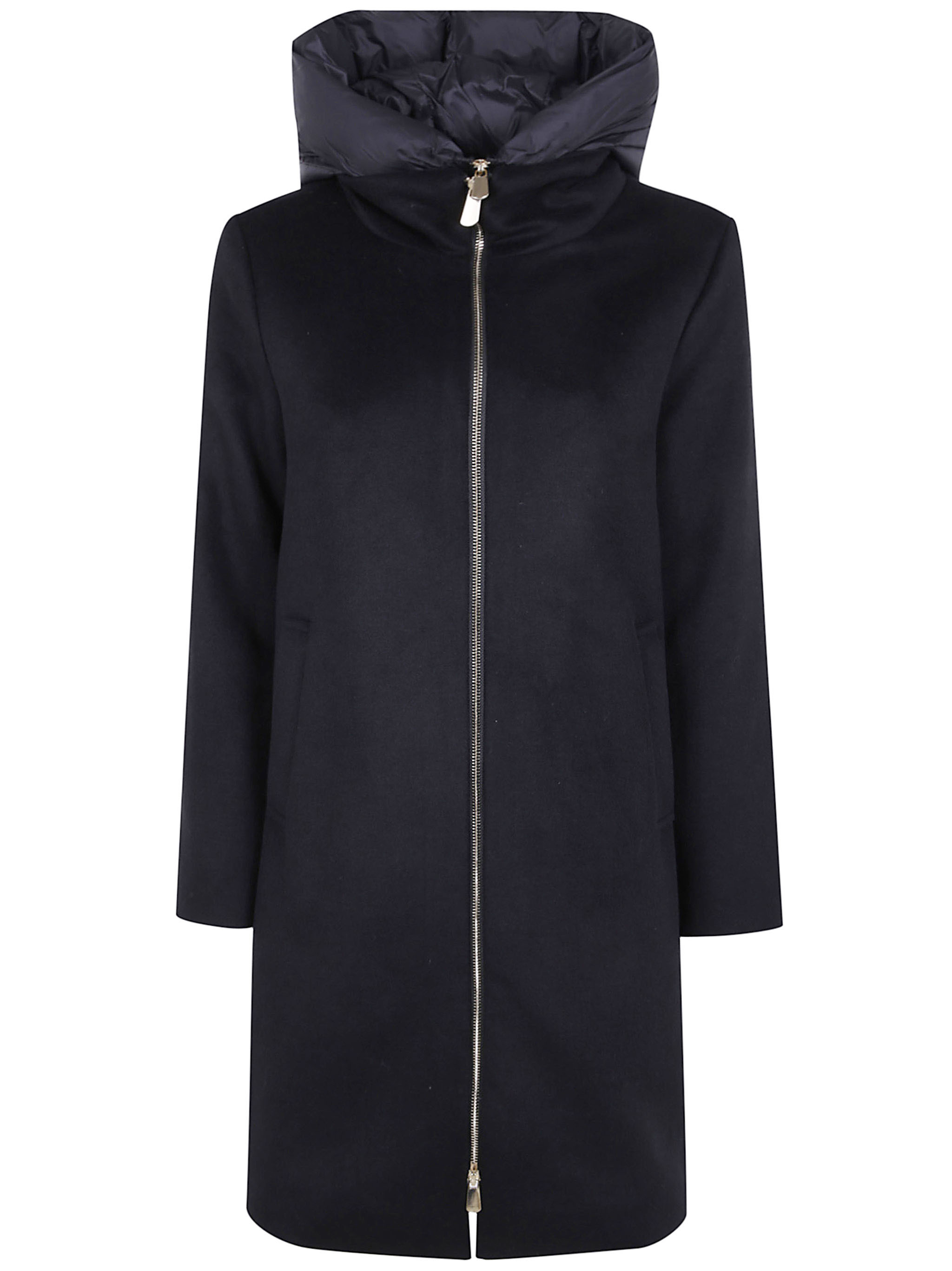 Seventy Broadcloth And Nylon Jacket In Brown