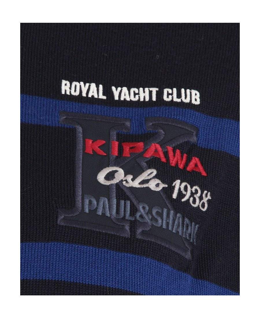 Paul & Shark Striped Pullover In Black