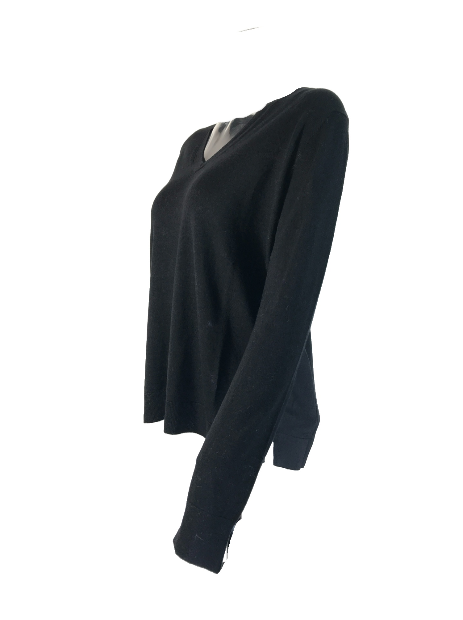 Max Mara Long-sleeved Sweater In Black