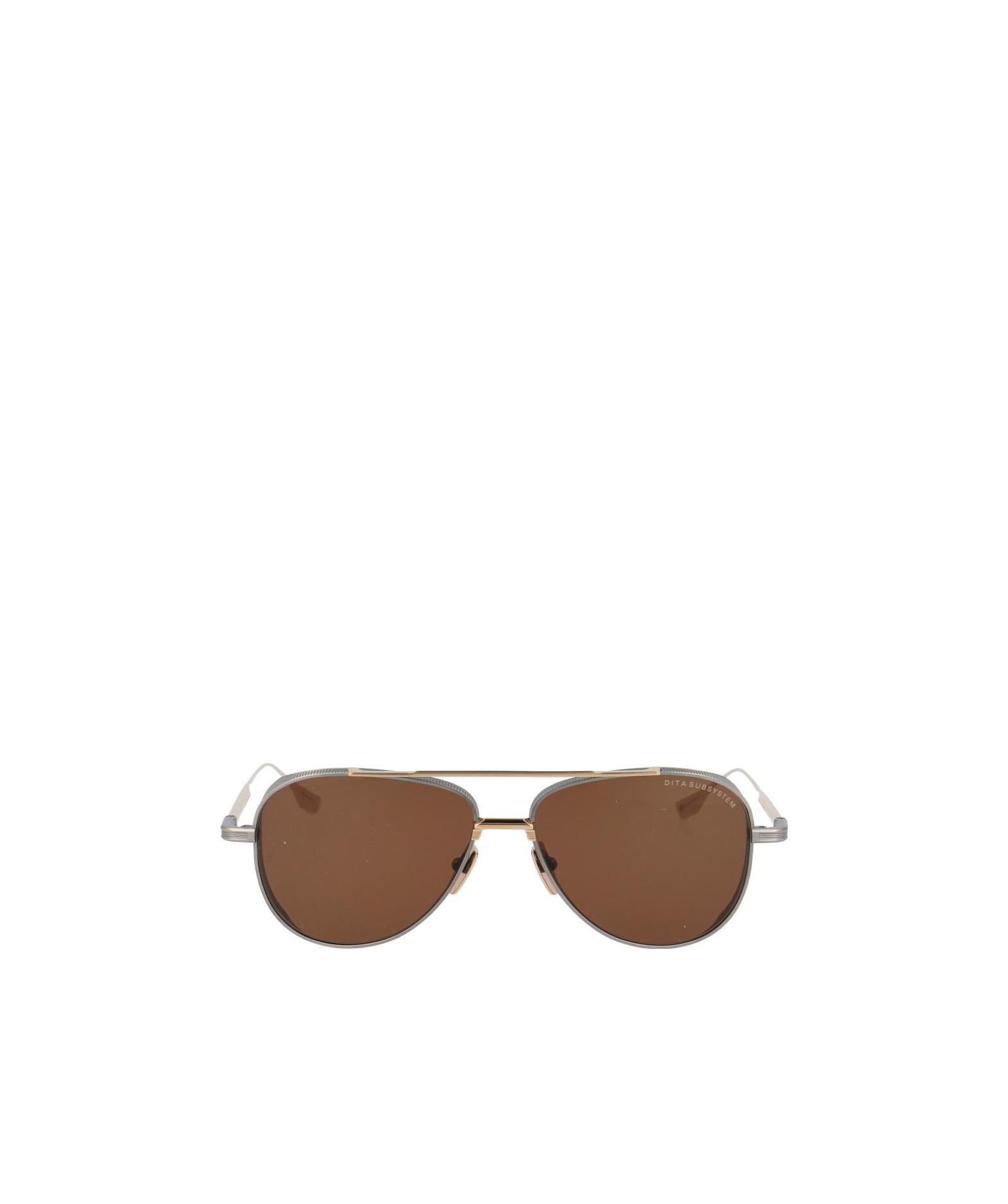 Dita Eyewear Logo Sunglasses In Brown