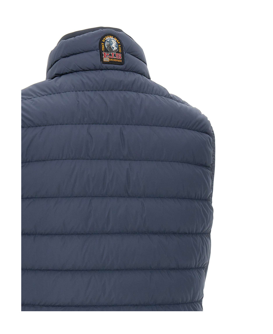 Parajumpers Zipper Down Vest In Blue