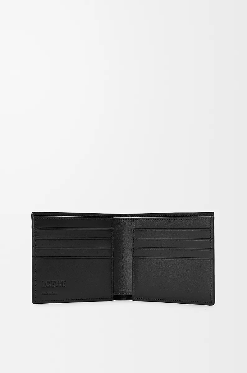 Loewe Puzzle Edge Bi-fold Wallet In Black