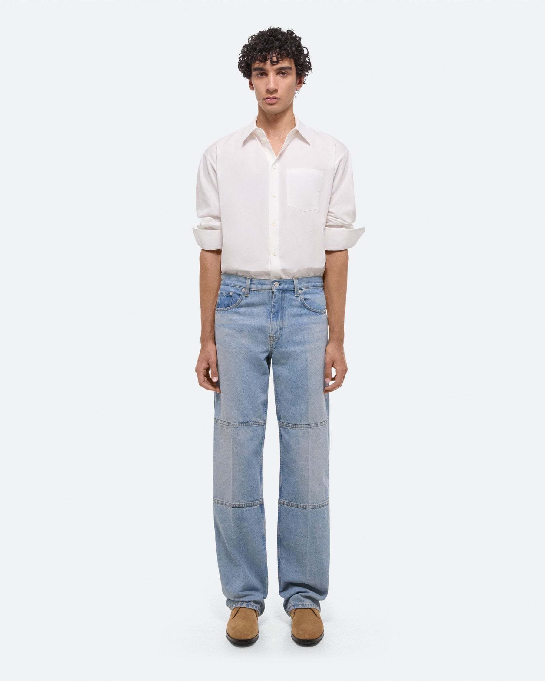 Helmut Lang Carpenter Straight Jeans In Blue