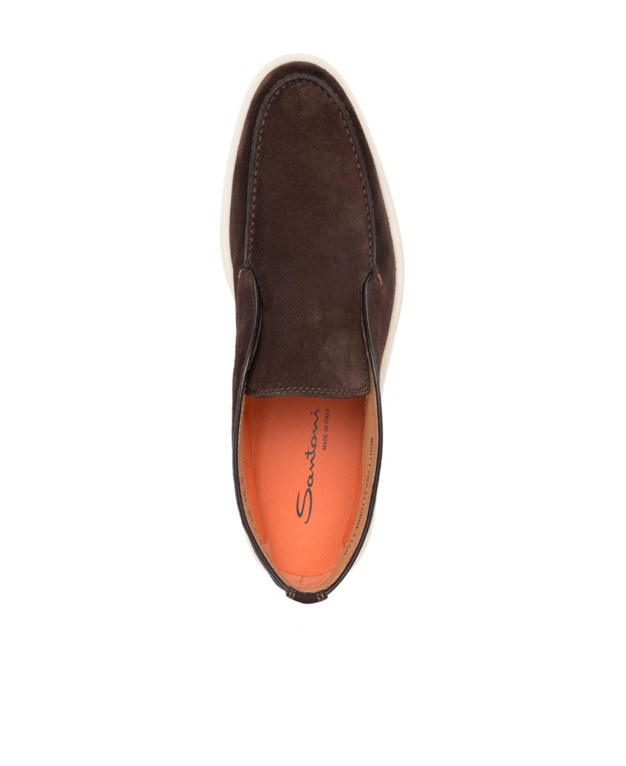 Santoni Men's Detroit Slip-on Suede Chukka Boots In Black