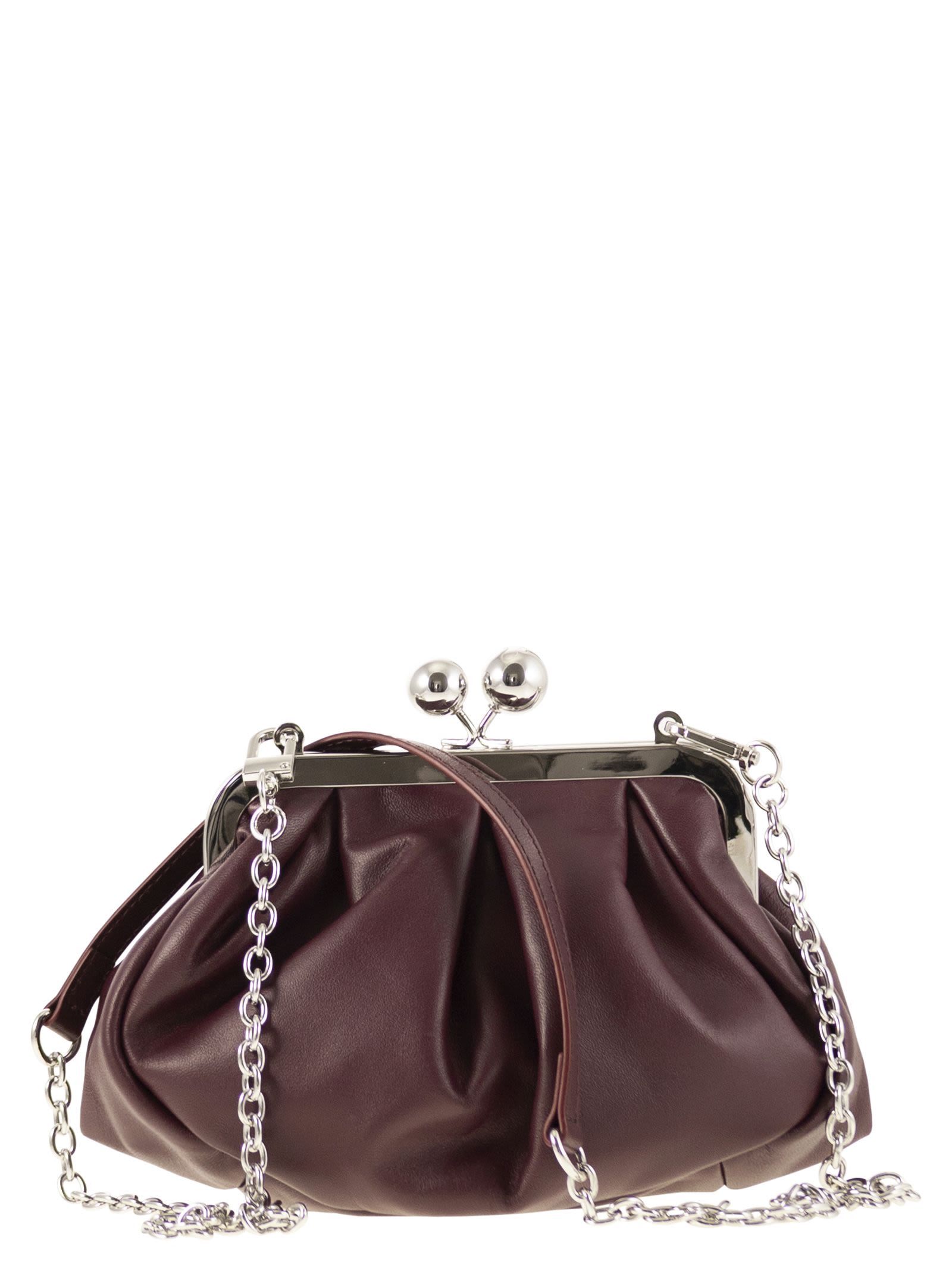 Weekend Max Mara Chain Shoulder Bag In Brown