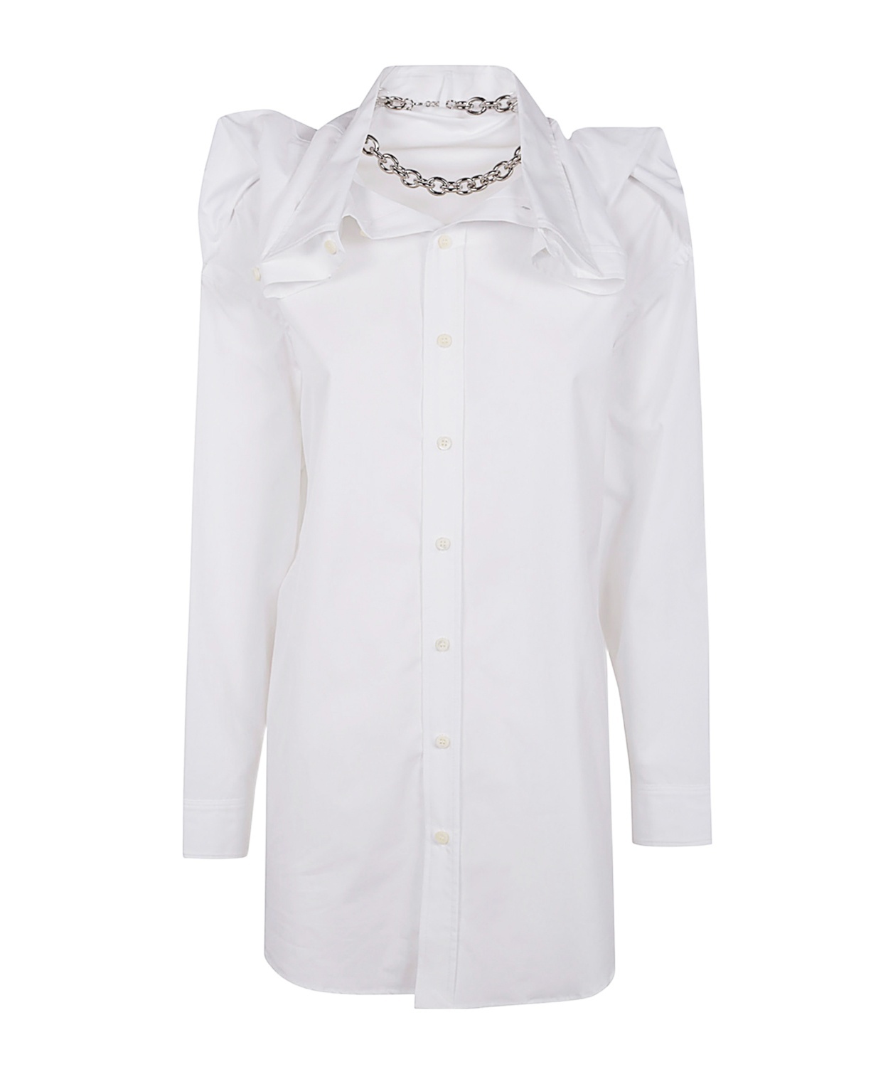 Y/project White Scrunched Shirt In White