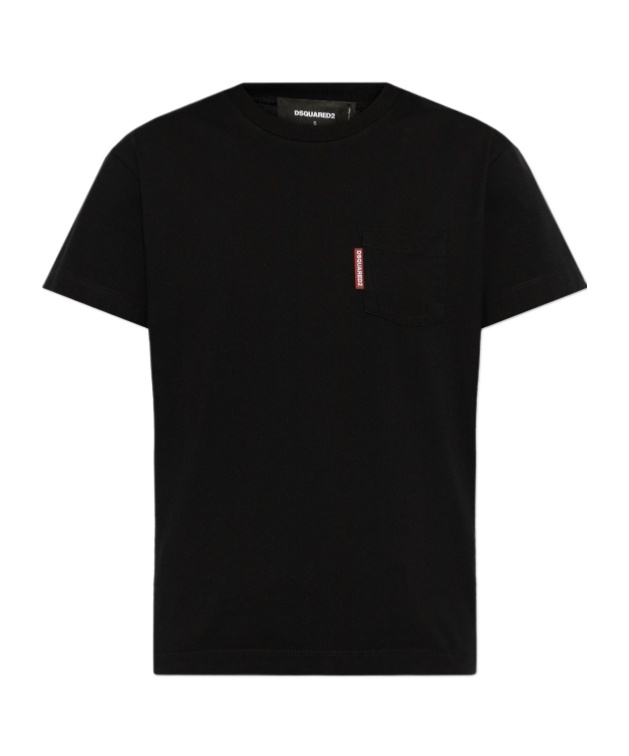Dsquared2 Just Right Fit Label T-shirt In Black