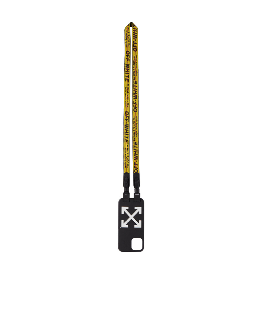 Off-white Industrial Belt Iphone 14 Pro Case In Black