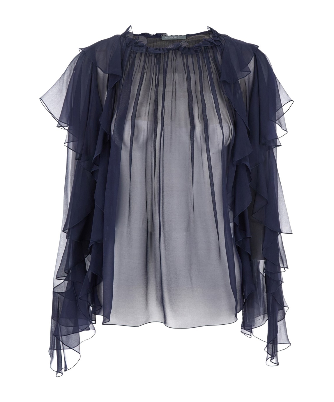 ALBERTA FERRETTI CHIFFON BLOUSE
