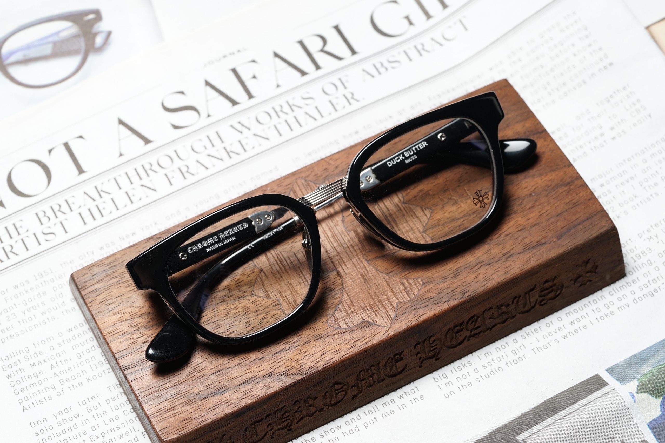 Chrome Hearts Logo Flat Mirror In Black