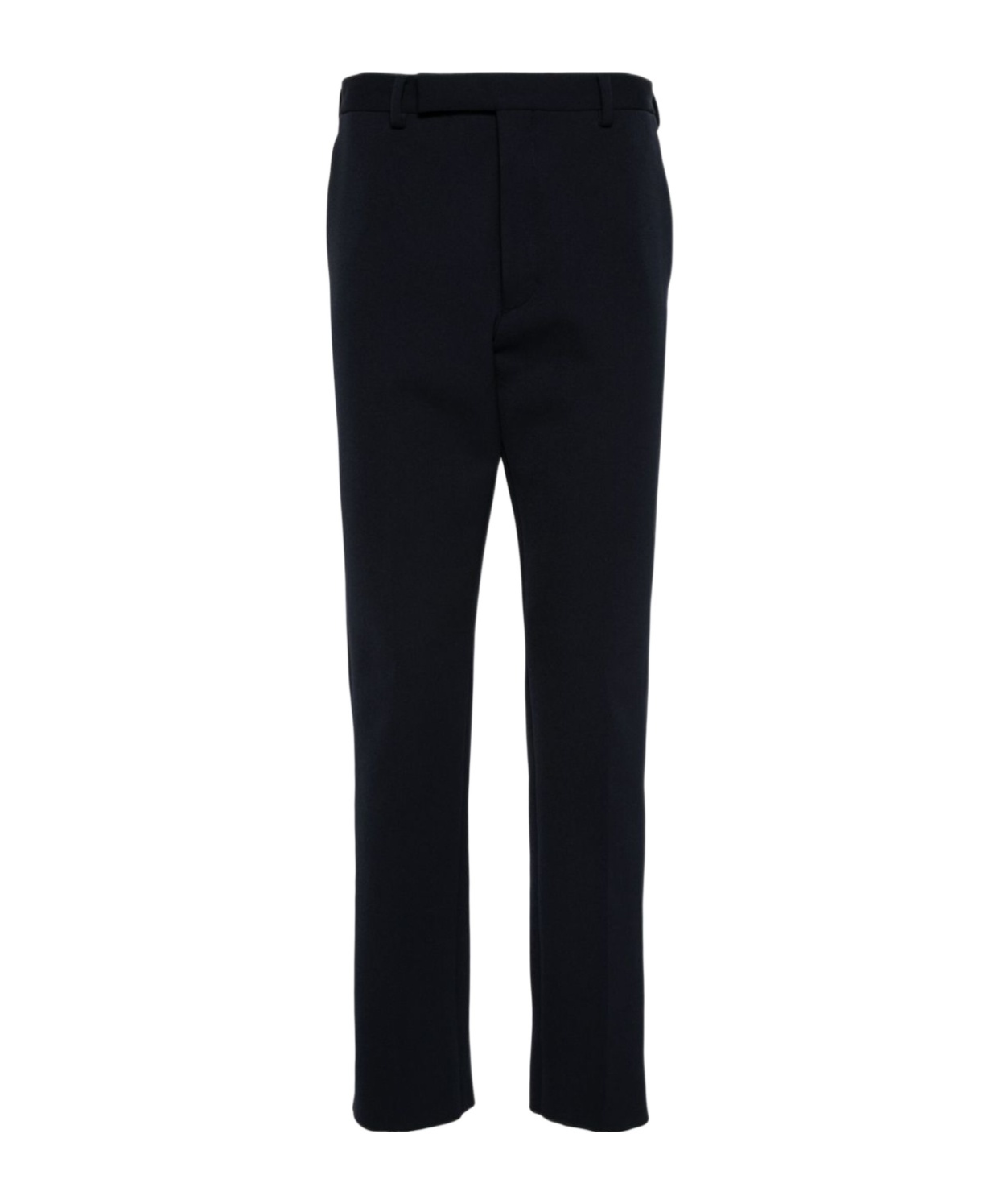 Prada Pressed-crease Trousers In Blue