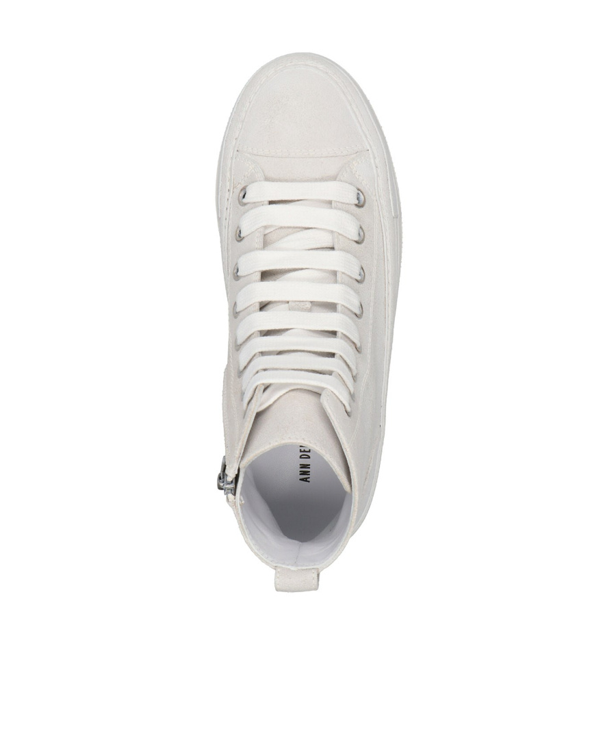Ann Demeulemeester Tie High-top Casual Shoes In White