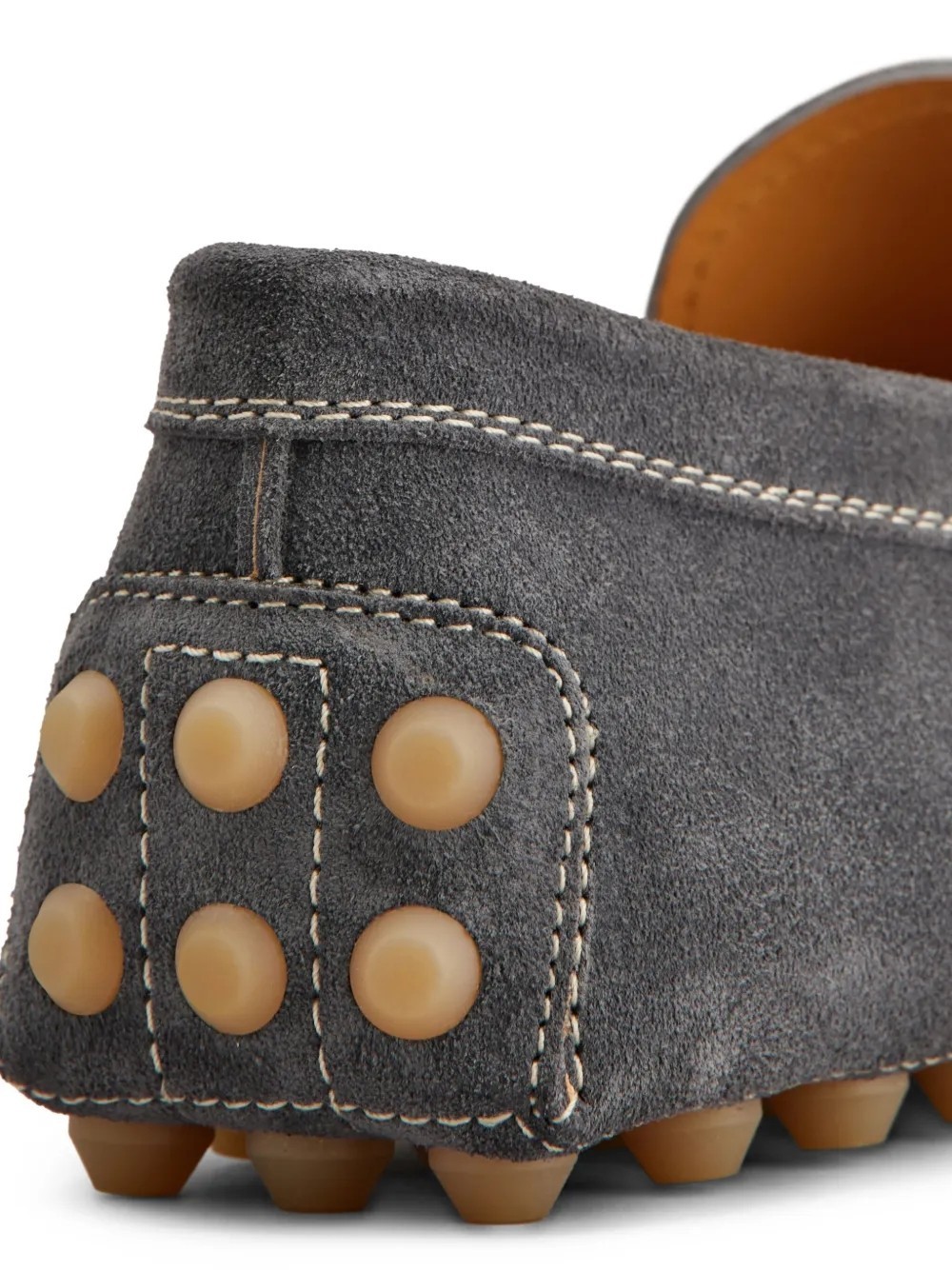 Tod's Gommino Bubble Loafers In Gray
