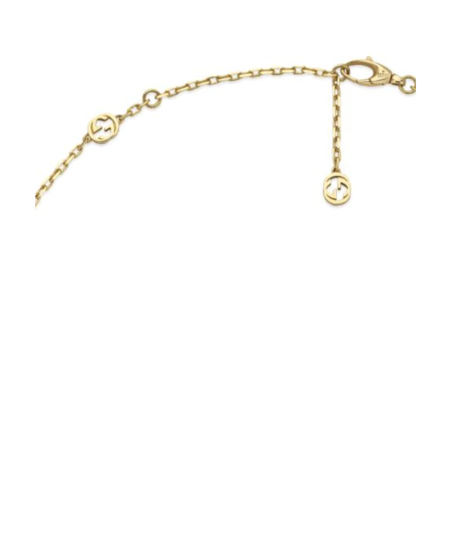 Gucci Interlocking G 18k Gold Chain Necklace In Yellow