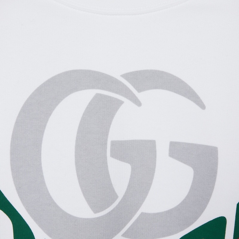 GUCCI LOGO-PRINT SWEATSHIRT