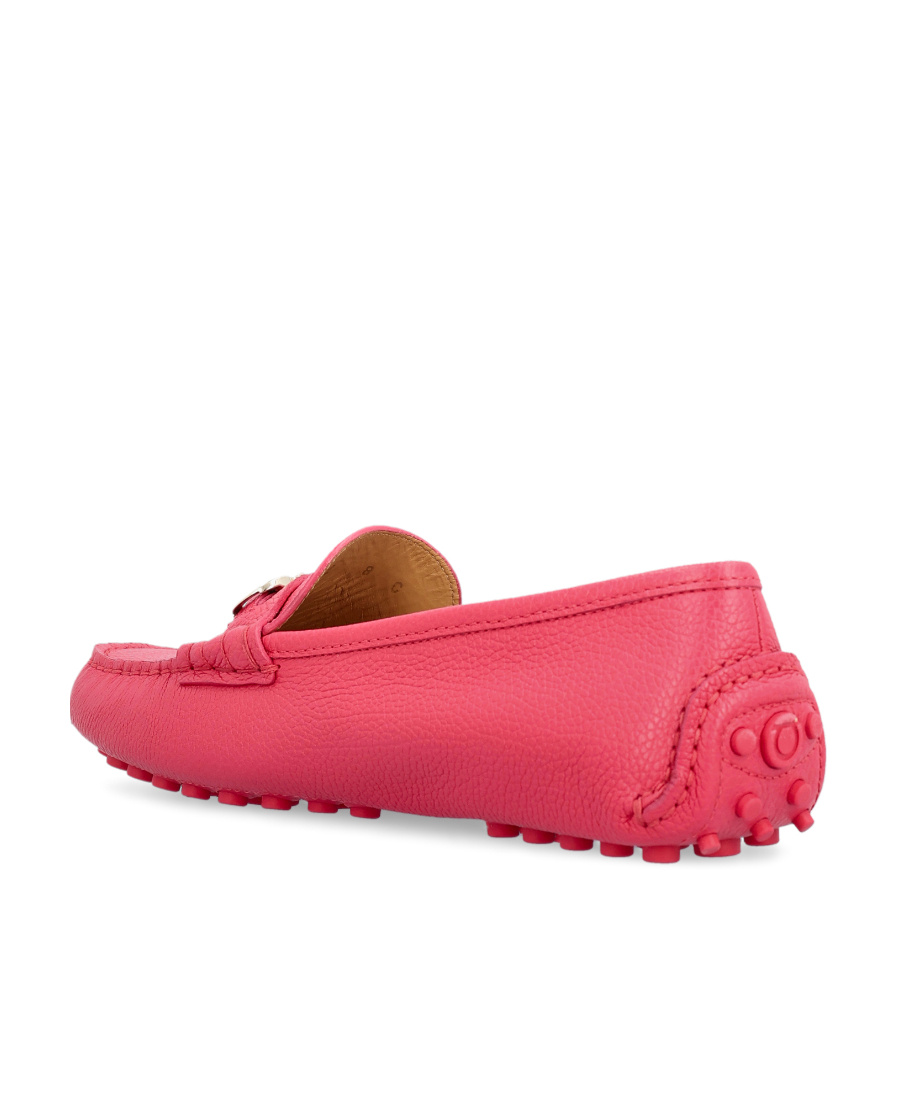 Ferragamo Logo Love Shoes In Red