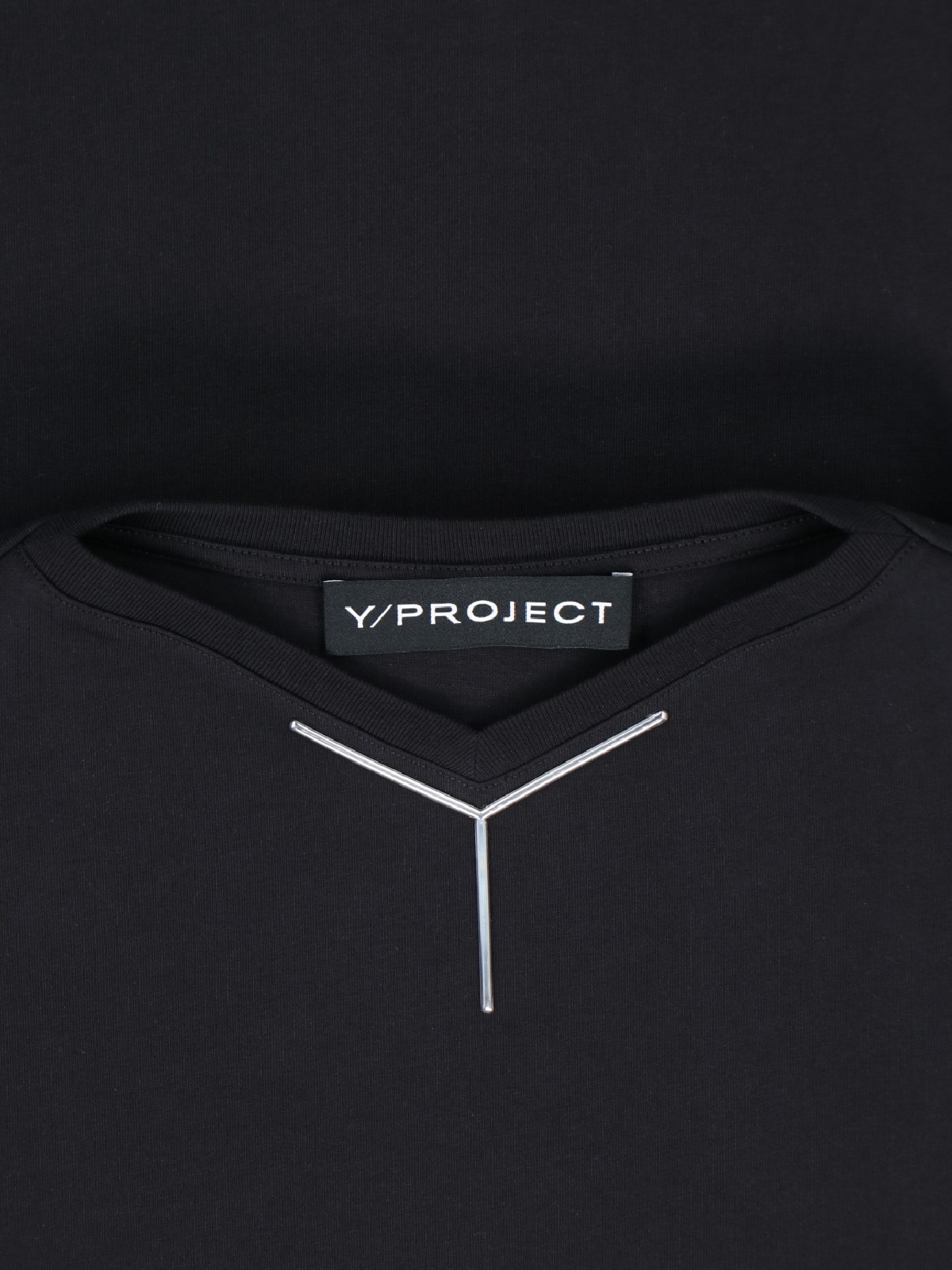Shop Y/project Y Chrome T-shirt 'black'
