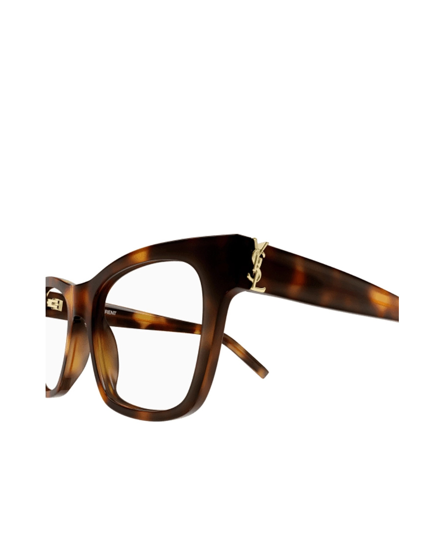 Saint Laurent Cat-eye Frame Glasses In Black