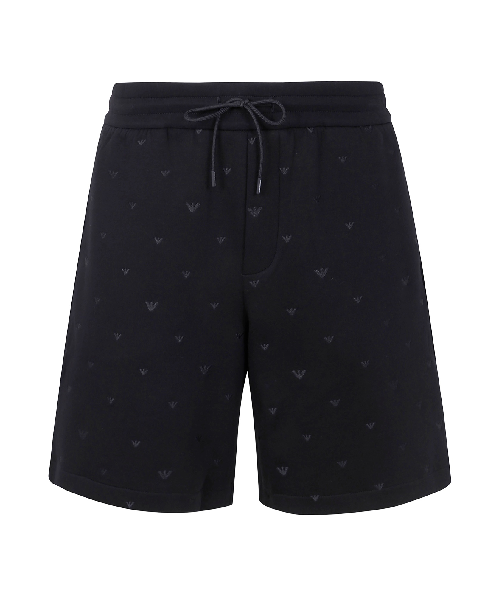 Emporio Armani Drawstring Shorts In Black